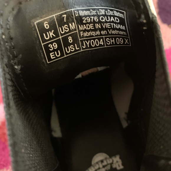 NEW ANTHROPOLOLGIE DR. MARTENS 2976 Quad Leather Platform Chelsea Boot SIZE 8 - Picture 2 of 4